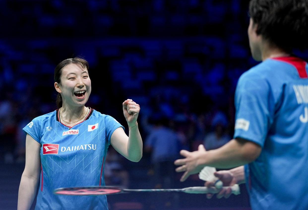 日本羽毛球队横扫英格兰羽毛球队，戴资颖爆发神勇